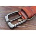 hot selling mens solid color leather belt for mens jeans